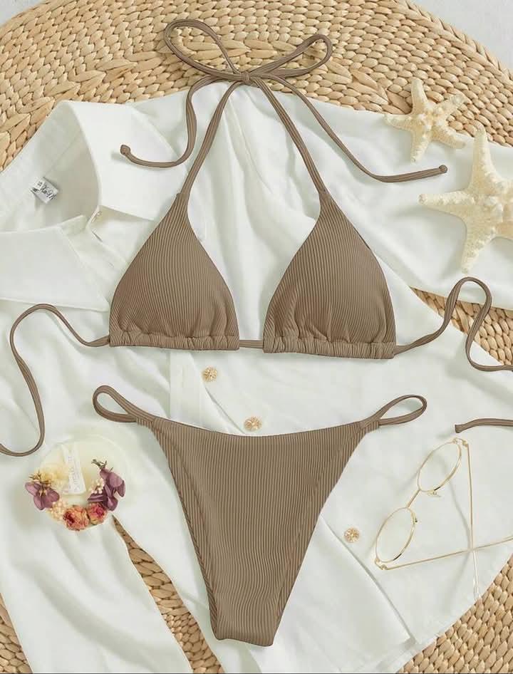 Bikini Dulzura blanco fotografiado sin modelo